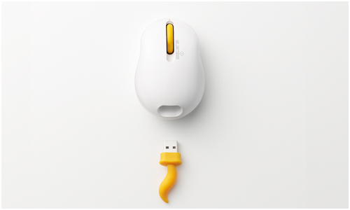 Oppopet computer mouse by Nendo